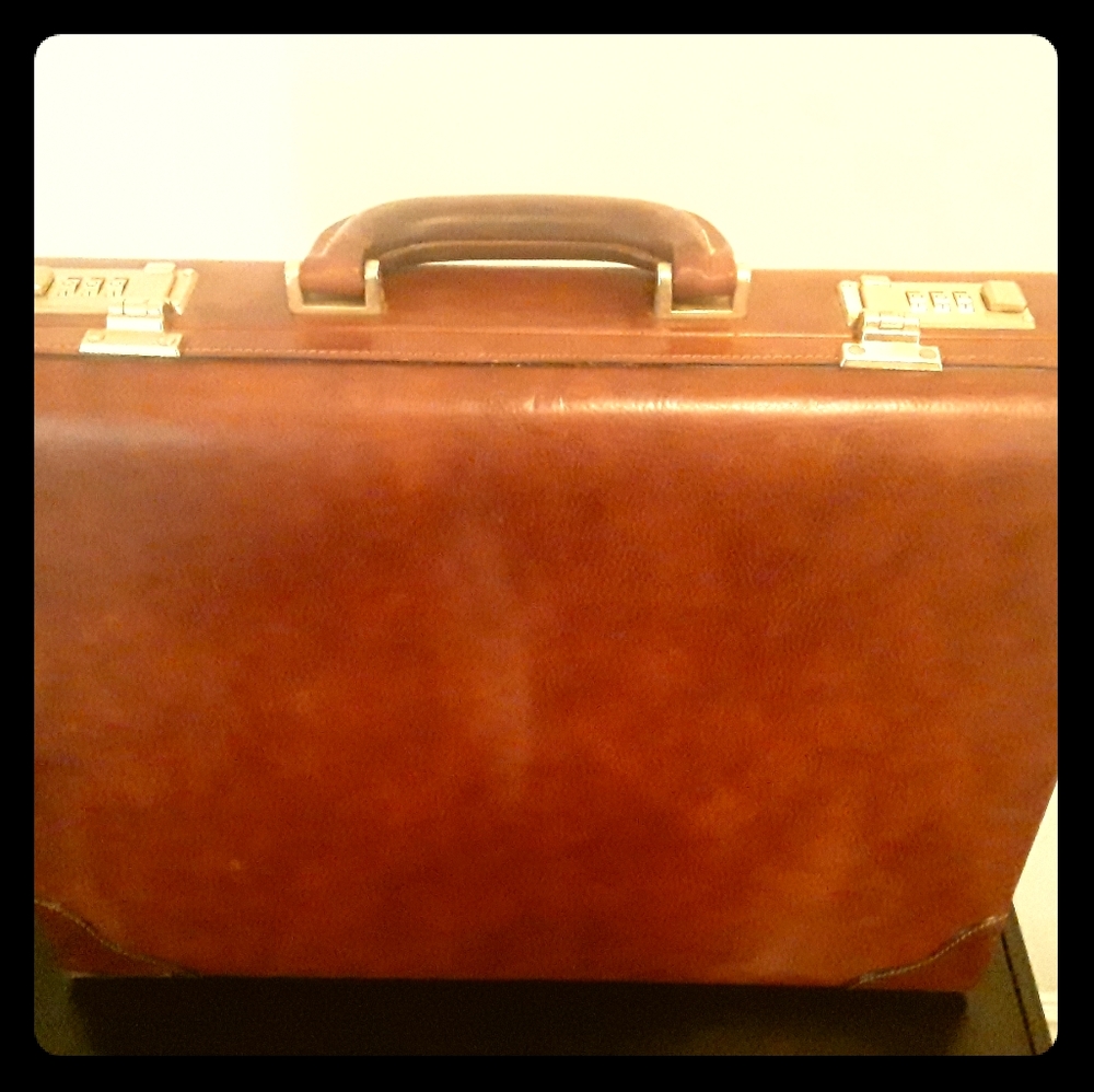 Brooks Brother leather attache case